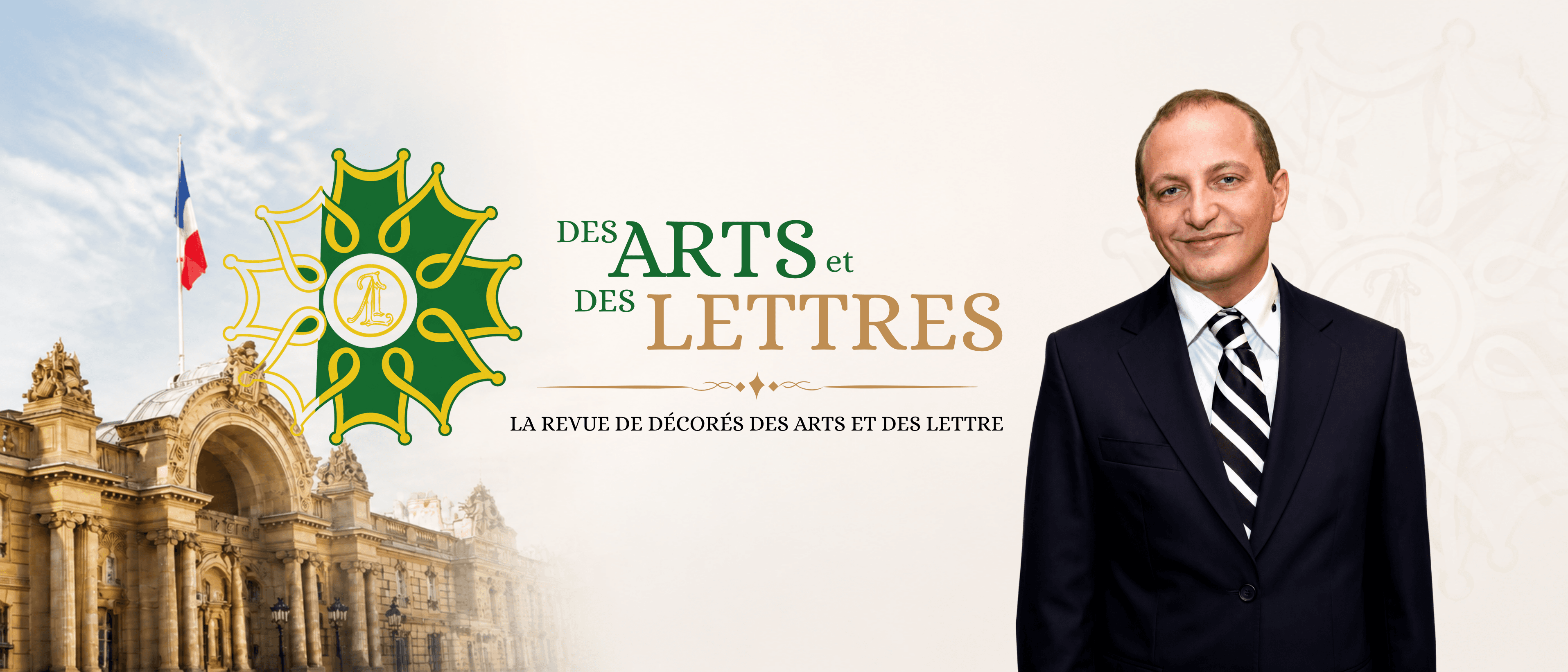 L'Ordre des Arts et des Lettres, avec le portrait de Rodolphe Oppenheimer